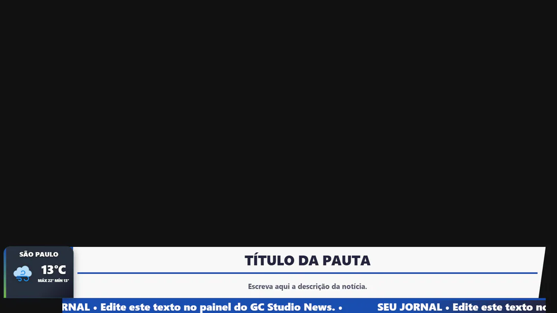 Saída real do GC Studio News